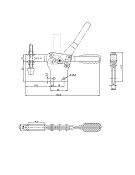 Прижим шарнирно-рычажный Арт. CH-2601B