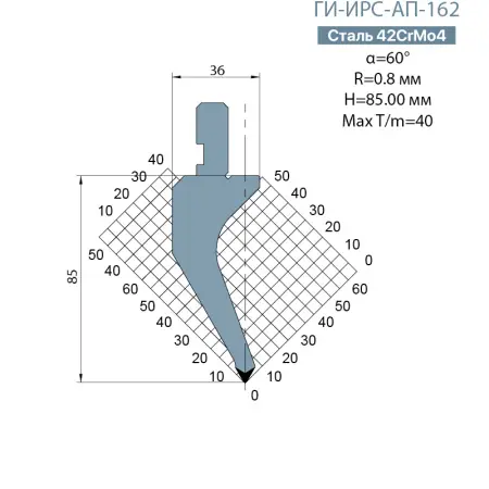 Пуансон Promecam-Amada ГИ-ИРС-AП-162