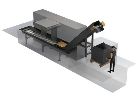 Конвейер для разгрузки лома. Серия IVT-A-A002