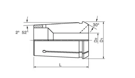 Цанговый патрон OZ-25-1/8'',3/16'',1/4'',5/16'',3/8'',7/16'',1/2'',9/16