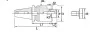 Держатель торцевой фрезы BT40-FMB22-200BG