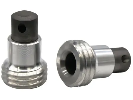 Сопло пескоструйное угловое 2х90° SandBlue AVTC-9.5-90-2, карбид вольфрама, 9,5х80