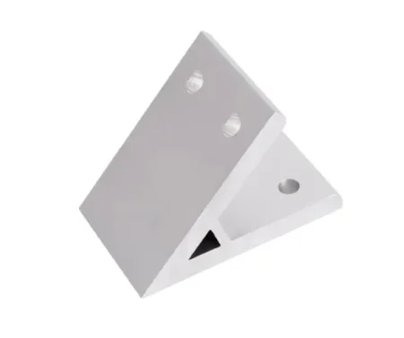 Угловой соединитель 45 градусов для алюминиевых профилей, паз 8, серия 80, ALF-CC45-80