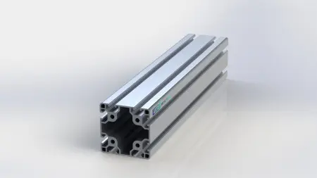 8080-8B Алюминиевый конструкционный профиль анодированный