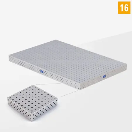 PE 3D welding table 16 1500x1000 standard version without legs