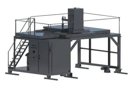 Индукционная печь для разливки металла с подогревом IRLIT-G-5-1000