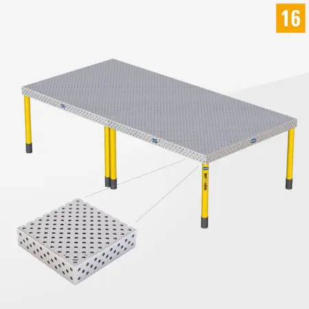 PROFIPlusLINE PL 3D welding table 16 3000x1500 standard version with standard legs