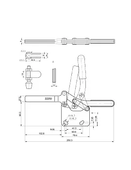 Прижим шарнирно-рычажный Арт. CH-22250