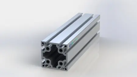 100100-10B Алюминиевый конструкционный профиль анодированный