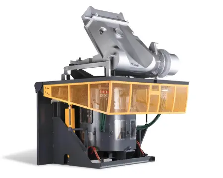 Индукционная тигельная печь средней частоты IRLIT-G-1-15000