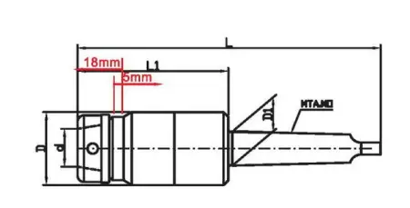 Фрезерный патрон MTA4-SEPT32