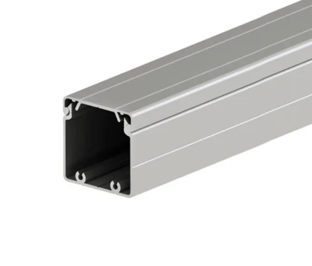 Алюминиевый зажимной защитный профиль анодированный, серия 4040, ALF-PP-4040E