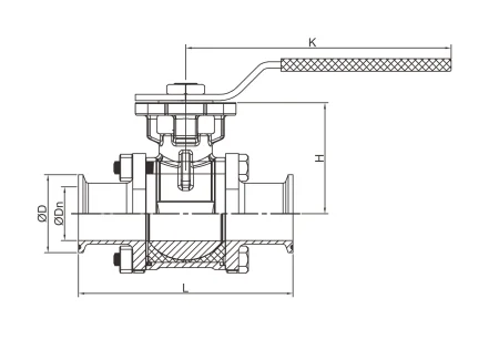 Шаровой кран (размер DN10 Стандарт DIN)