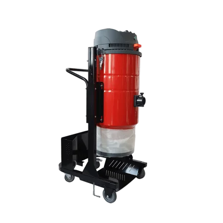 Однофазный промышленный пылесос для бетонных полов