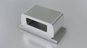 Крепление TD-175-12 сталь оцинкованная для кабельных стяжек 