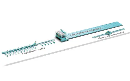 Линия для сборки и сварки тавровых балок
