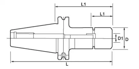 Высокоскоростной фрезерный патрон BT40-HC32-85