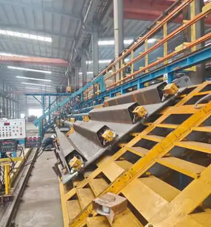 Станок для внутренней сварки П-образных рёбер