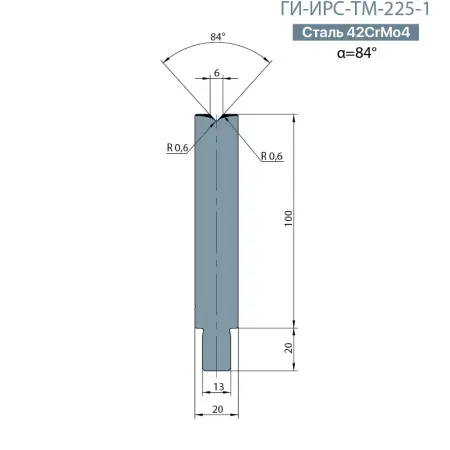 Одноручьевая матрица-вставка TRUMPF  ГИ-ИРС-ТМ-225-1