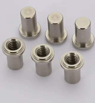 Резьбовая запрессовочная гайка BS Сталь нержавеющая M6 BS-M6-2