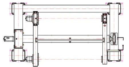 Three-axis carousel-type positioner, payload 500 kg