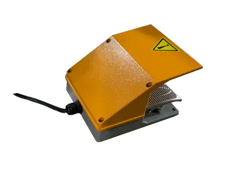 Foot pedal for positioner