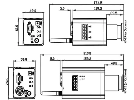 Вакуумметр широкодиапазонный Пирани/Пеннинга с индикацией CX-PRN14
