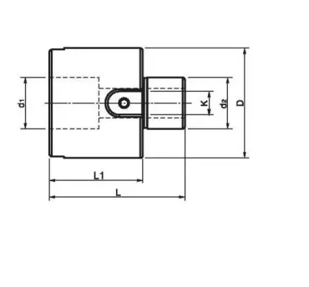Переходная втулка для торцевой фрезы FMB22-FMB22-47