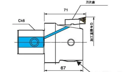 Чистовая расточная головка EWB150-203CK6AL