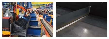 Напольный роботизированный сварочный комплекс рельсового типа