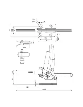 Прижим шарнирно-рычажный Арт. CH-22245