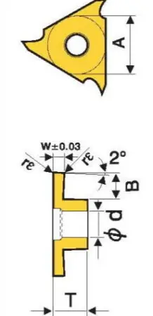 Твердосплавная сменная пластина GBA43R/L-300-030-2