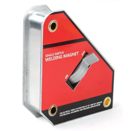 MPH-4590L Магнитный фиксатор для сварочных работ с одиночным переключателем, усилие 55 кг