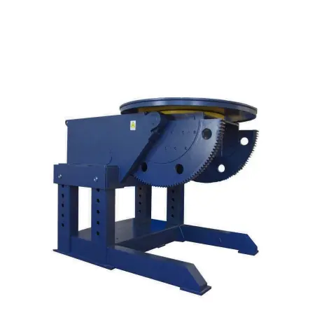Two-axis welding positioner, capacity 4t with step height adjustment