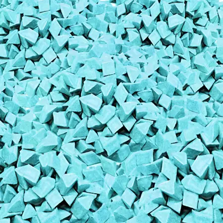 Наполнитель для галтовки Скошенная призма (ACT) 40х24 мм Пластик Легкая агрессивность