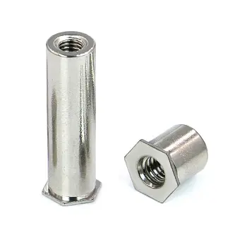 Втулка запрессовочная SOS полно проходная Сталь нержавеющая А2 M5x3 SOS-M5-3