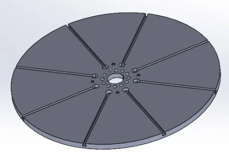 Планшайба для станка/позиционера, диаметр 1000 мм, материал сталь 40Х