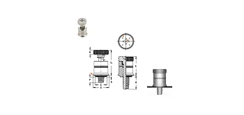 Винт невыпадающий М3 PF7MF-M3-0
