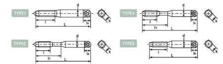 Метчик твердосплавный DL1008052