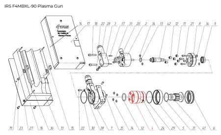 IRS-100002 Front Gun Body