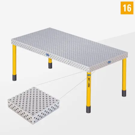 PROFIPlusLINE PL 3D welding table 16 2000x1000 standard version with standard legs