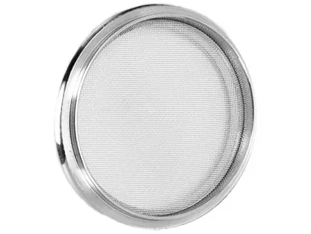 Центрирующее кольцо ISO100 с сеткой и О-кольцом. Наличие внешнего кольца - нет