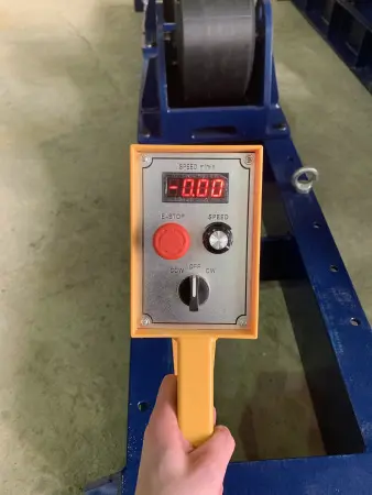 Remote control for positioner