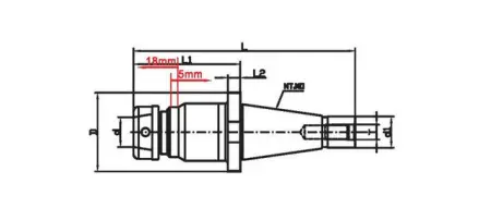 Фрезерный патрон NT40-SETP20
