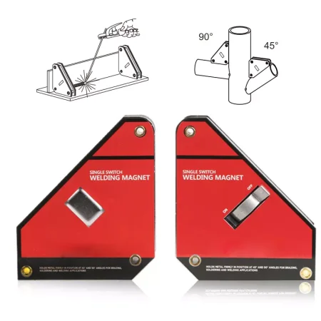 MPH-4590L Магнитный фиксатор для сварочных работ с одиночным переключателем, усилие 55 кг