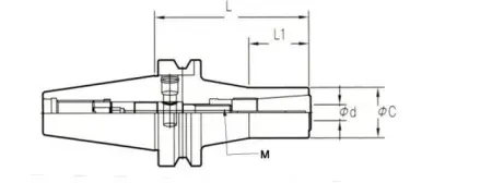 Цанговый патрон BT30-SDC12-105