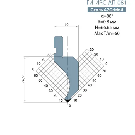 Пуансон Promecam-Amada ГИ-ИРС-AП-081