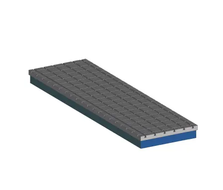 Mounting plate with T-slot, 5000×1500 mm