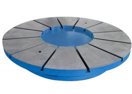 Round mounting plate with T-slot, 1800 mm