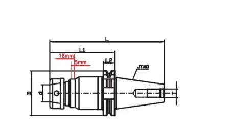 Фрезерный патрон JT40-SETP40